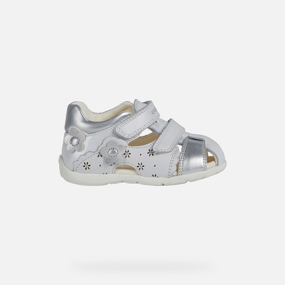 Sandalias Geox Bebe Prateadas - Kaytan Girl - PMFER2370